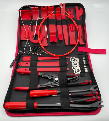43pcs Hand Tool Set Pry Disassembly Tool Interior Door Clip Panel Trim Dashboard Removal Tool Kit Auto Car Opening Repair Tool