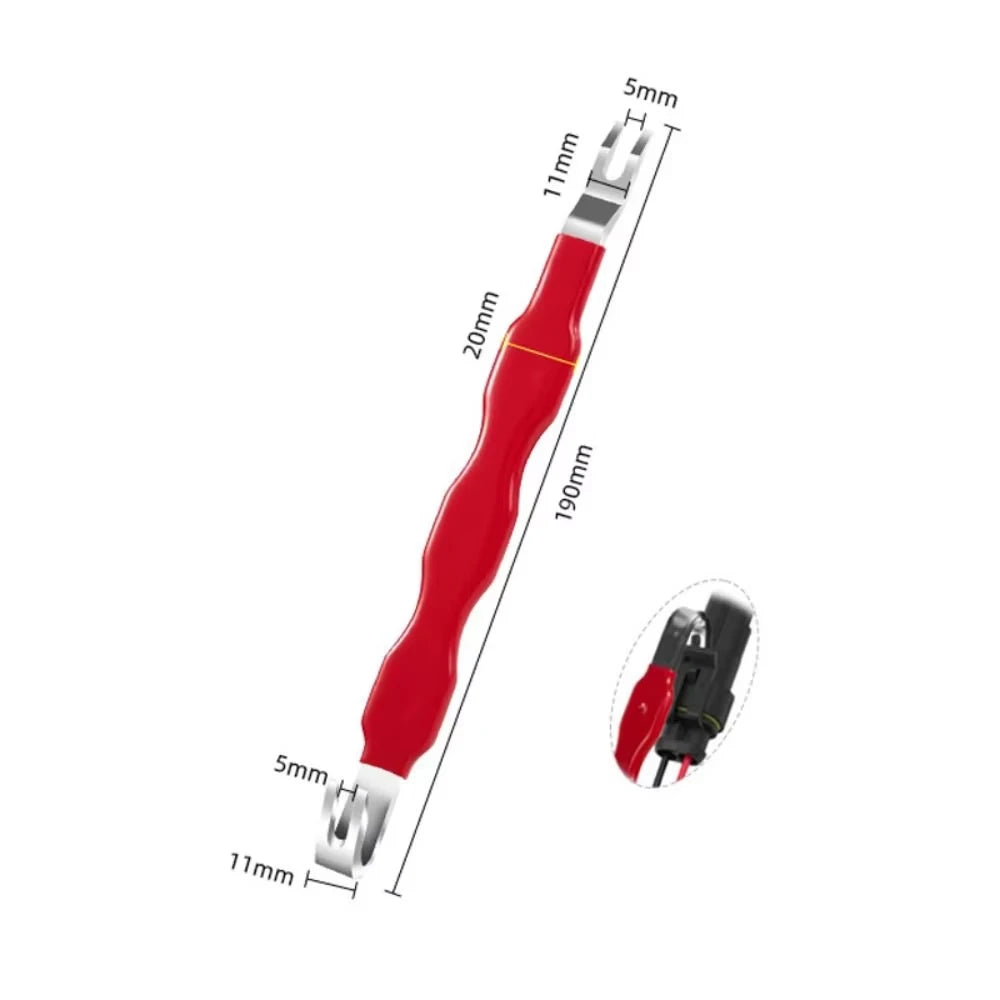 2PCS Automotive Electrical Disconnect Pliers Set - Car Connector Separator Tool for Fuel Line Wire Harness Removal