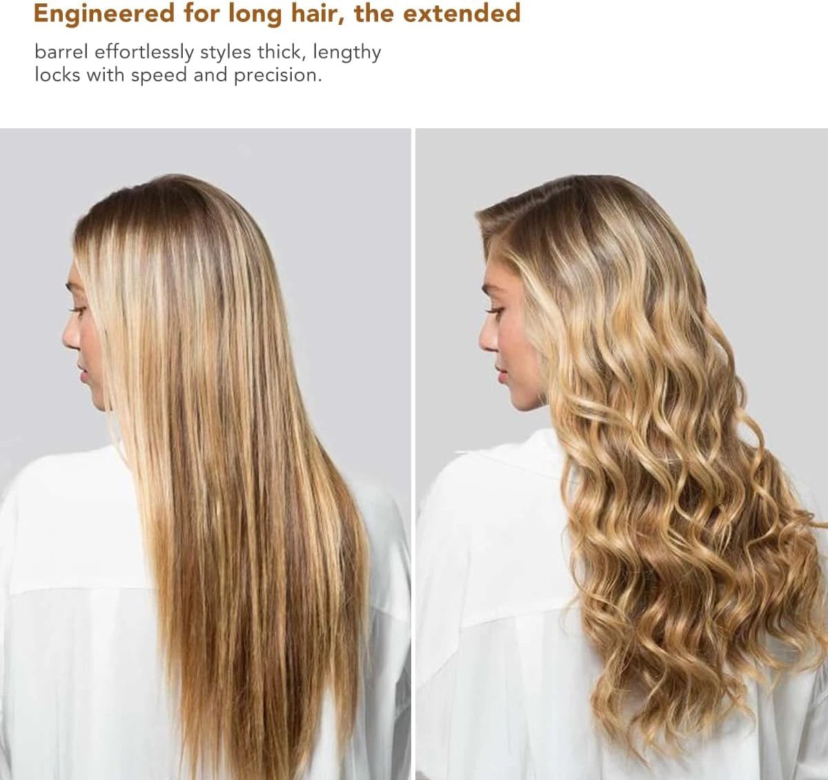 20/30/40mm Conical Long Hair Barrels Attachment Compatible For Dyson Airwrap HS01/05/08 Auto-Curling Iron Curler Voluminous Wave