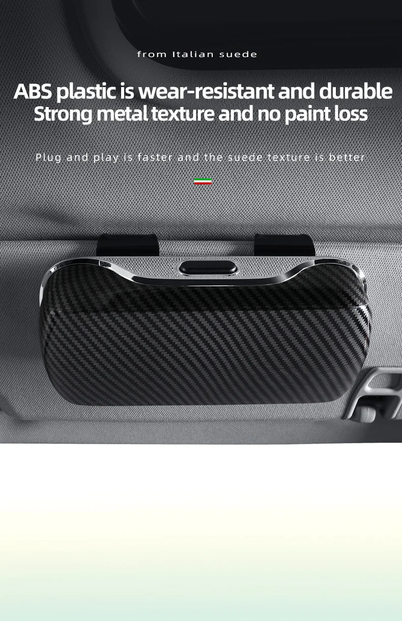Car Emblem Sun Visor Glasses Case Sunglasses Storage Gift Box For Mercedes Benz AMG GLC W203 W206 W220 W205 W211 W212 W201 W210
