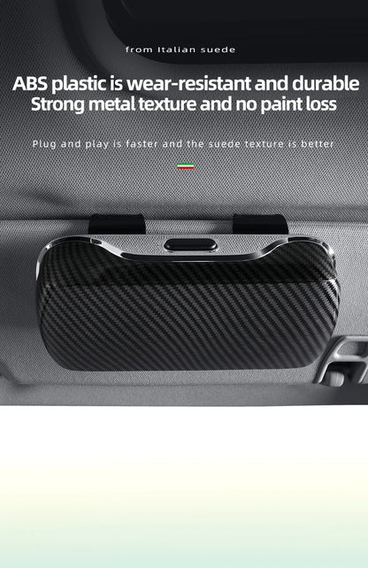 Car Emblem Sun Visor Glasses Case Sunglasses Storage Gift Box For Mercedes Benz AMG GLC W203 W206 W220 W205 W211 W212 W201 W210