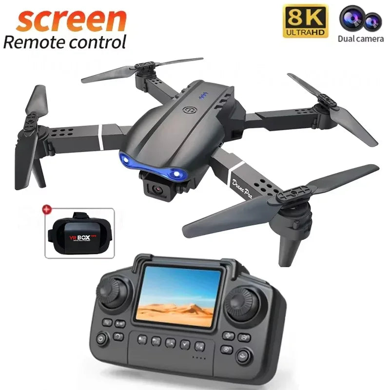 E99 Pro Drone Screen remote control Quadcopter Remote Four Axis Aircraft 8K HD Photography UAV Altitude Fixation Helicopter Toy
