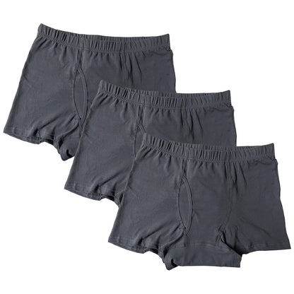 3-Pack Men’s Incontinence Underwear,Reusable & Washable Boxer Briefs, Regular Absorbency, Leakproof, Comfortable & Breathable