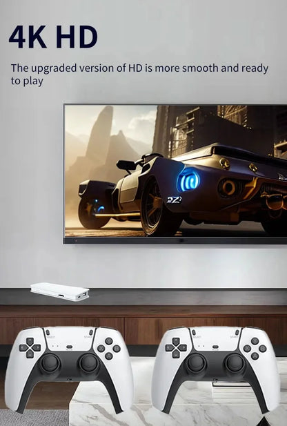 M15 4K game console home mini video game 64G retro console 128G player HD video game stick 2.4G dual wireless control PS1 gift