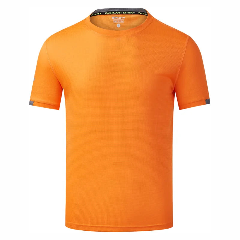 Quick-Drying Breathable Sports T Shirt Custom Logo Print Embroidery Personal Design Company Brand 8 Colors  Fashion Tops S-4xl