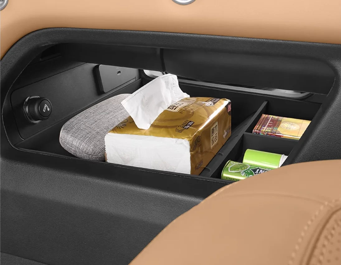 For 2020-2025 Land Rover Defender 90/110/130 Central Control Lower Storage Box Car-Specific Silicone Storage Organizer