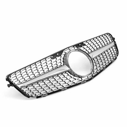 XVIP Front Bumper Grille Hood Grille For Mercedes Benz C W204 C43 2008-2014 C180 C200 C250 C300 AMG GTR Diamond Style Grille