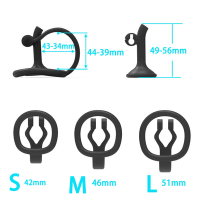 Detachable Urinal Chastity Cage Sissy Reverse-type Penis Lock Male Abstinence Restraint Urinary Chastity Device Sex Toys for Men