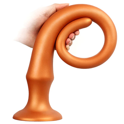 30-60CM Liquid Silicone Scale Anal Strip Butt Plug Dildo Stimulate Anus Vagina Soft Anal Dilator Couple Sex Toys For Women Men