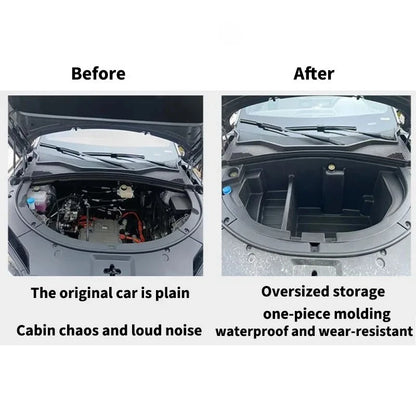 Front Trunk Storage Box For BYD Song Plus EV Seal U 2023-2025 Car Interior Storage Rear Trunk Storage Boxes Body Kit Accessories
