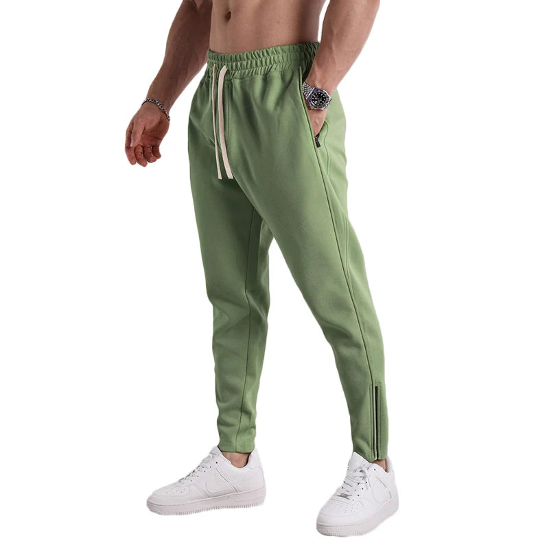New Solid Color Sweatpants Casual Workout Pants Autumn 1/2Pcs Lightweight Cargo Trousers Outdoor Gym Fitness Drawstring Trousers