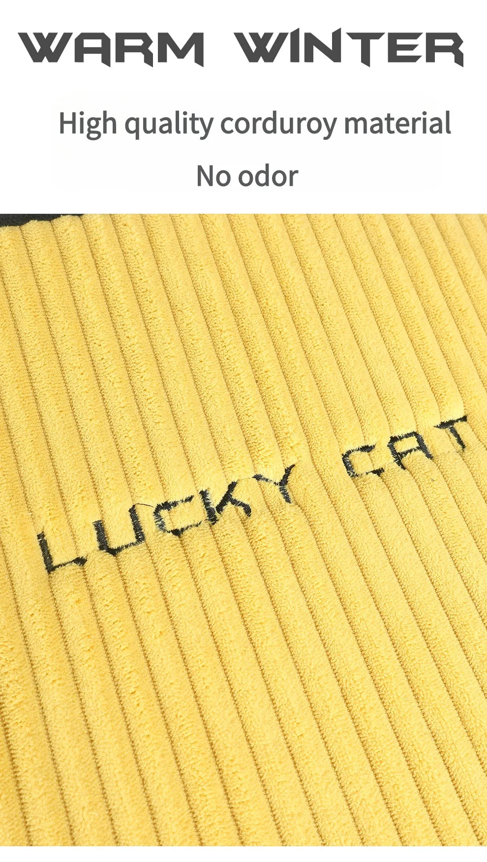 Lucky Kitten car seat covers, Corduroy Seat Cushion with Storage Bag Suitable for More Than 95% Car Models Trucks, Sedans SUVs