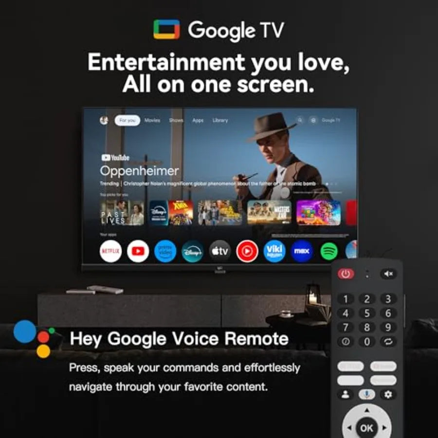 ch Smart HD 720p with Play and Cast Built-, HDR 10, Dolby Audio, Voice Remote, Stream Live TV Palette-Series, CG32-P3, 2024 Mod