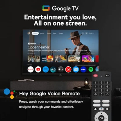 ch Smart HD 720p with Play and Cast Built-, HDR 10, Dolby Audio, Voice Remote, Stream Live TV Palette-Series, CG32-P3, 2024 Mod