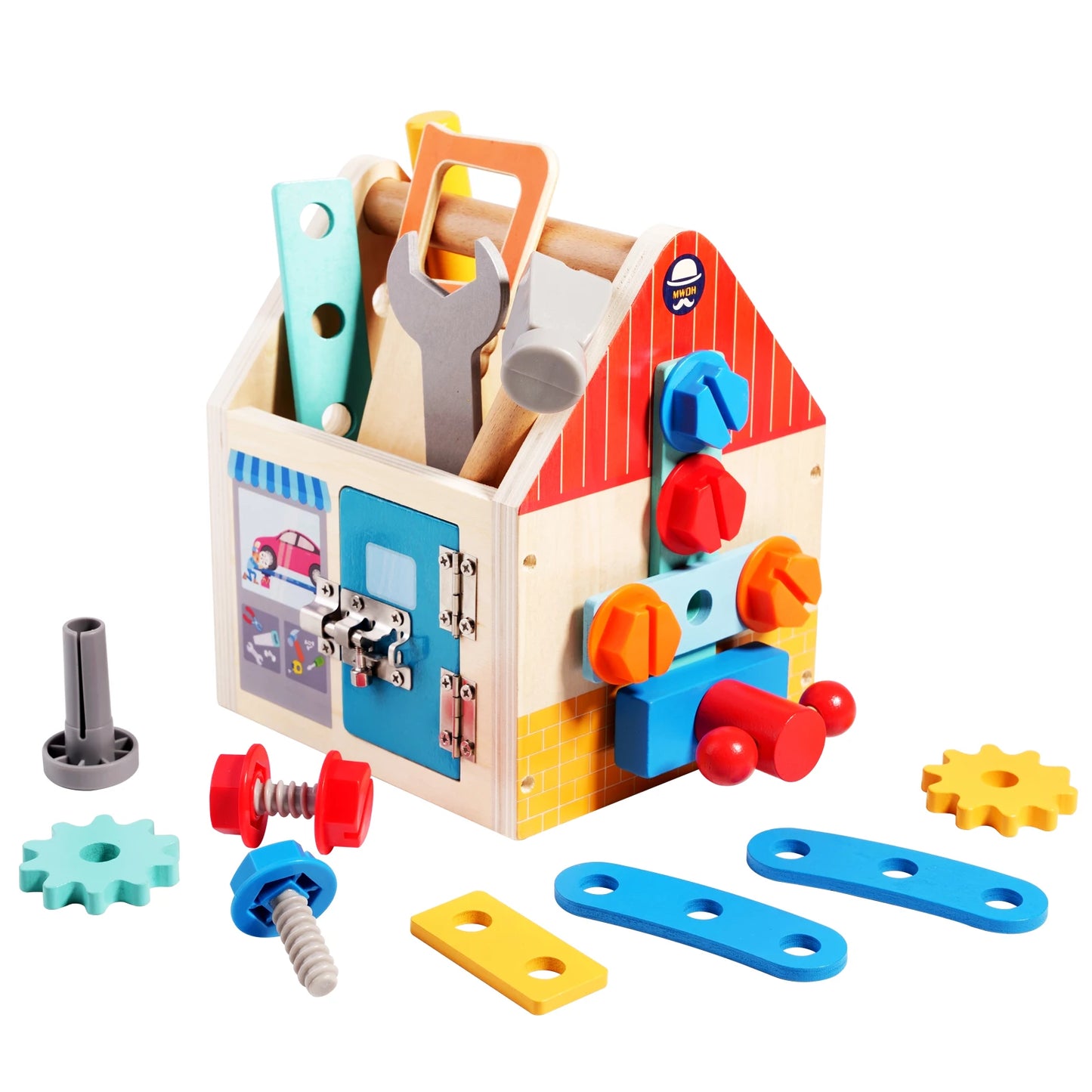 Creative Screw Puzzle Toys Kids DIY Drill Screw Disassembly Accessories Game Drill Toys for Children Pretend Tools Kit Toys