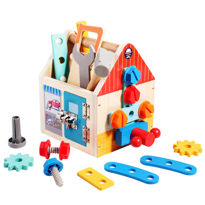 Creative Screw Puzzle Toys Kids DIY Drill Screw Disassembly Accessories Game Drill Toys for Children Pretend Tools Kit Toys