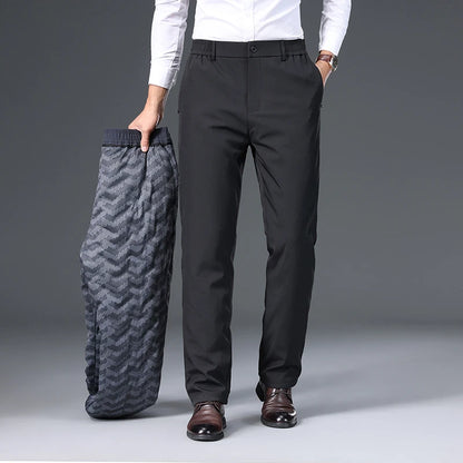 Real 90% White Duck Down Trousers 2025 Men Winter Keep Warm Suit Pants Thick Elastic Waist Male Duck Down Trousers
