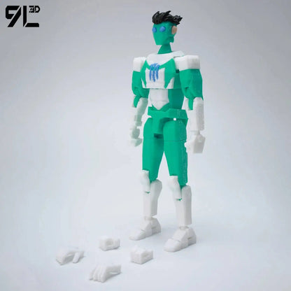 9L3D Printed Invincible Tech Jacket Toys Action Figures Titan13 T13 Dummy 13 Superheroes Multi-Jointed Movable Shapeshift Toys