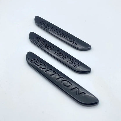 Glossy Black NIGHT EDITION Grand Edition Prime Edition 3D Letters Emblem Car Trunk Logo Sticker Accessories For C300 GLA CLA