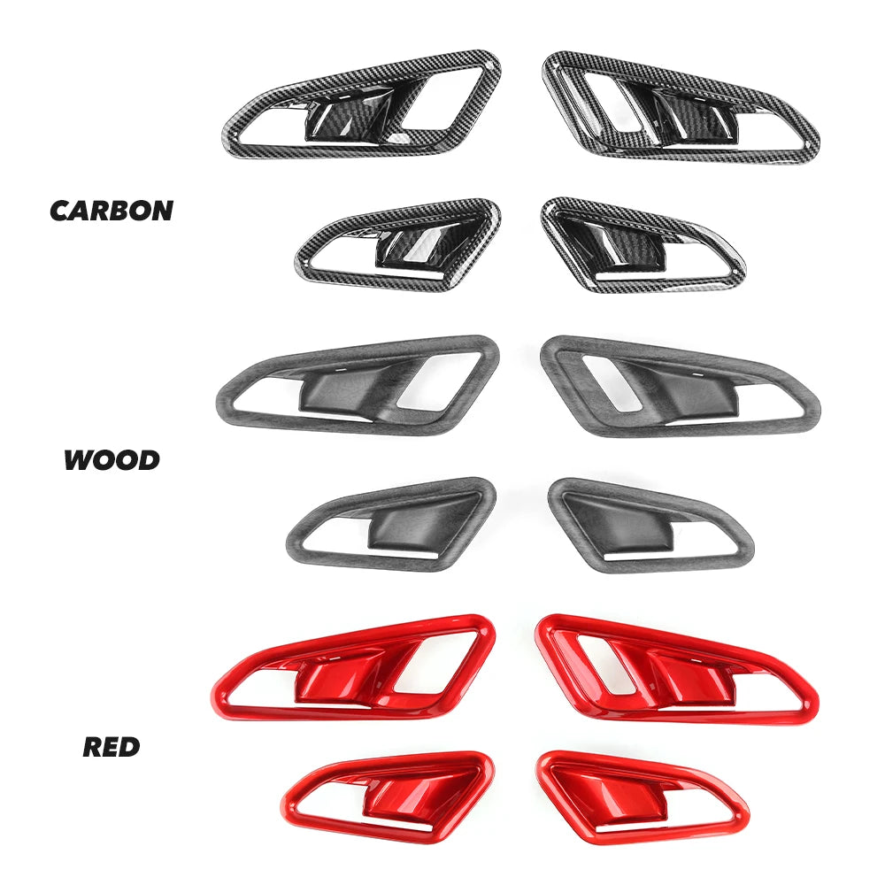 For Chevrolet Equinox Premier 2025 2026 Inner Door Handle Bowl Frame Cover Trim Automotive Interior Accessories LHD