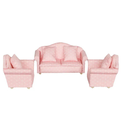 1:12 Mini Cute Dolls Sofa Pillows Set Simulation Dollhouse Furniture Toys Miniature Doll House Accessories Children Toys Gift