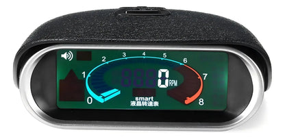12/24v Universal Auto Car LCD Tachometer Digital Engine Tach Gauge Car Motorcycle rpm meter