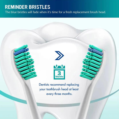 Replacement Toothbrush Heads Compatible with Philips Electric Brush Head 1100 2100 4100 4300 5100 5300 6100 6500 etc 4-12 Pcs