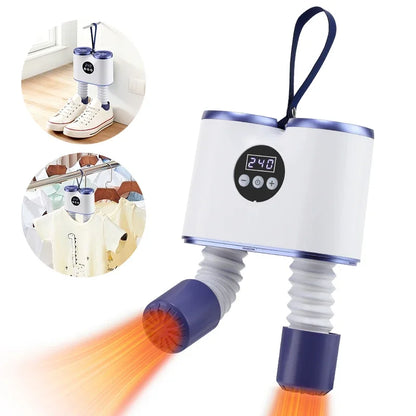 New Portable Dryer Folding Drying Clothes Rack Heat By Shoe Drying Machine for Home Fast Drying Foot Dryer Machine EU/US Plug