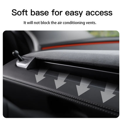 YZ Car Phone Mount 360° Magnetic for Tesla Model Y YL Model 3 Highland Juniper 2026 Foldable Dashboard Phone Stand Accessories