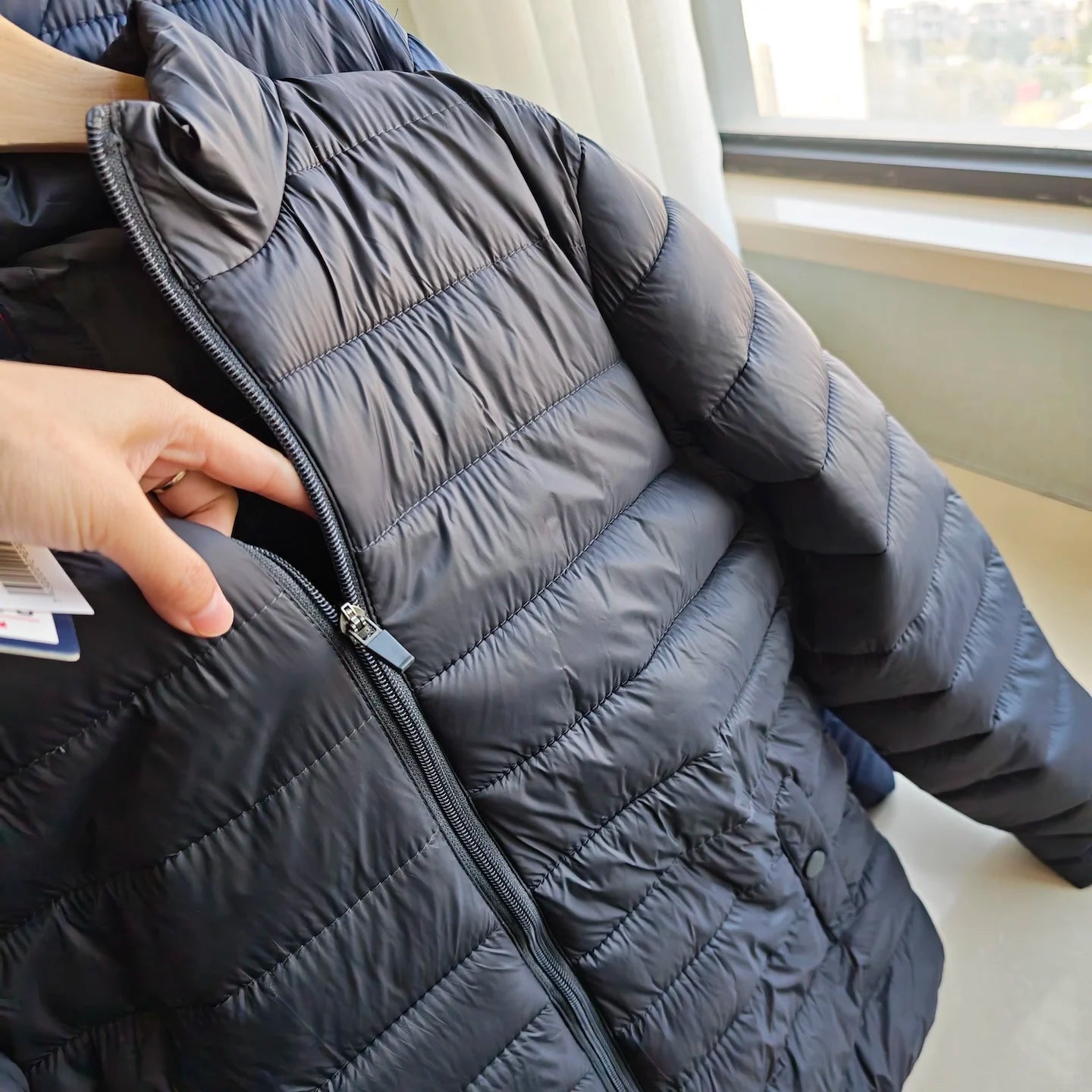 Lightweight Warm Cotton Jacket Stand Collar Men's Casual Outerwear Autumn Winter Fashion Urban Style Standard Fit Business Scene