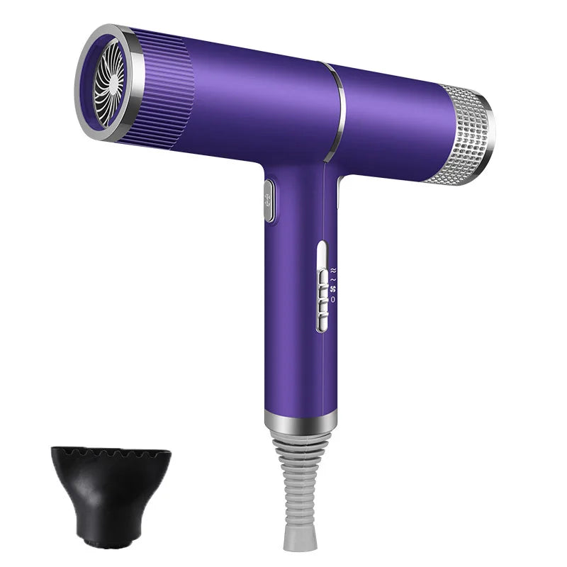 110-240V T Type Hair Dryer High Power Quick Dry Hot Cold Air Salon Home Blower Strong Wind Hair Protection for Daily Use