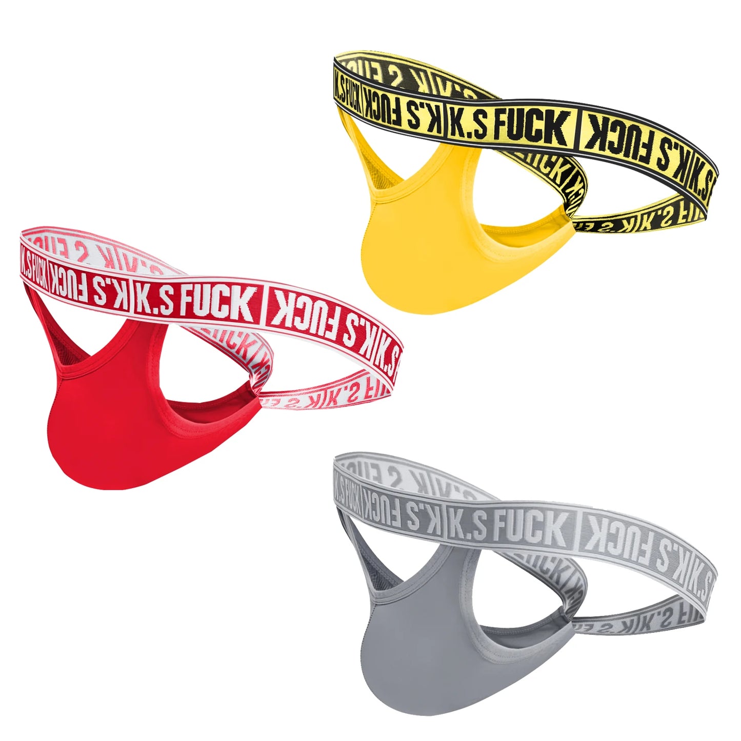 Men's Jockstrap Panties Elastic Low-Rise Comfortable Underpants Breathable Briefs - 3PCS/2PCS/1PCS Options Available