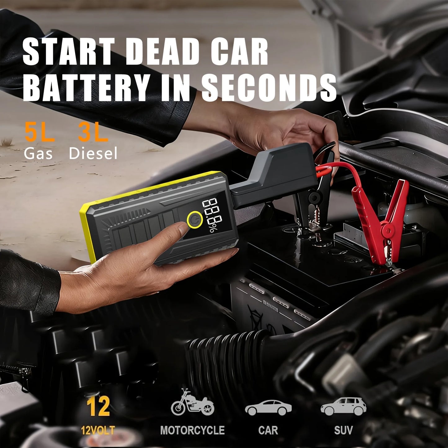 SUKIN Jump Starter Car Battery Multi functional Power Bank For Auto/Motorcycle Booster Para Carros avviatore batteria per auto
