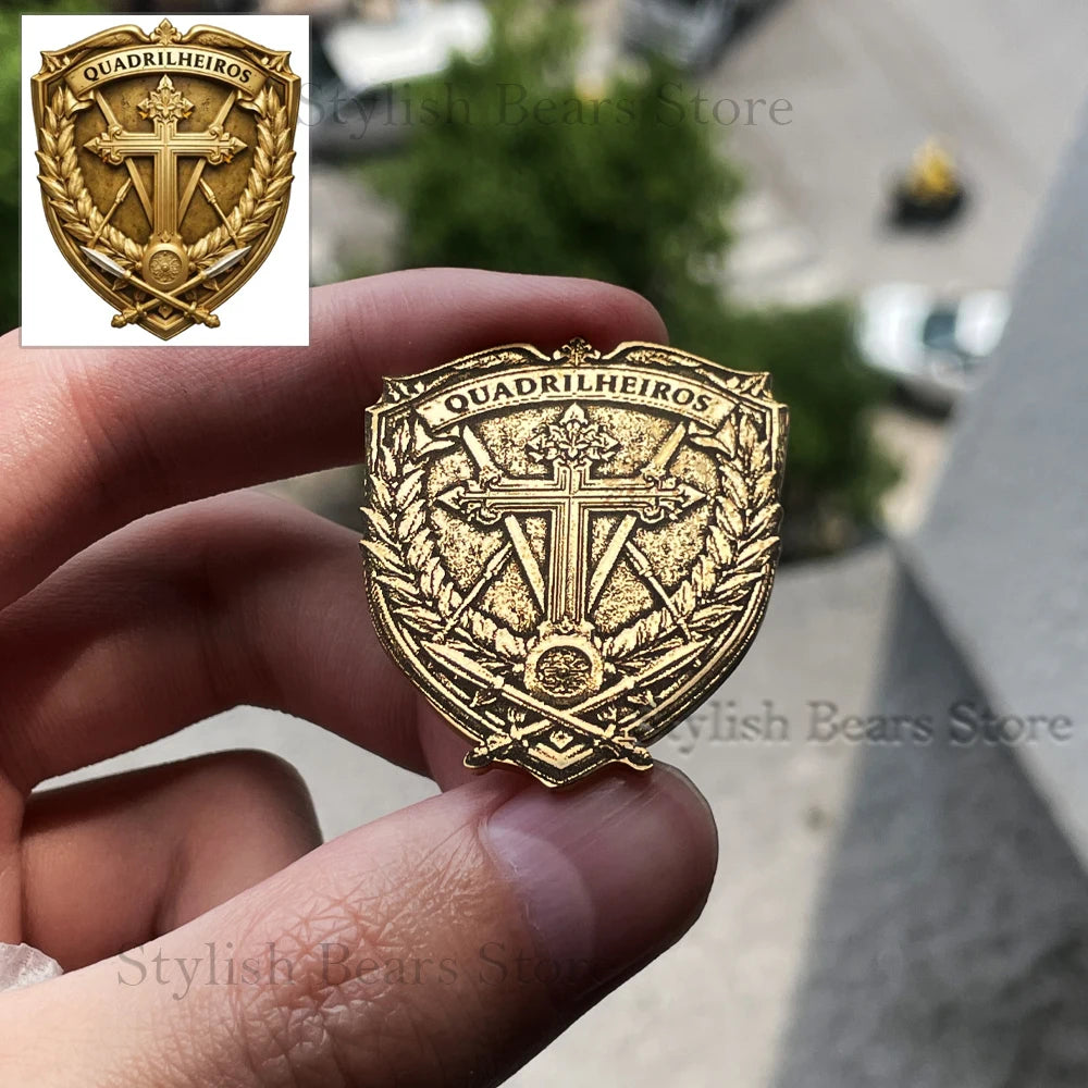 Fashion Accessories Badges Custom Company Logo Brooch Stainless Steel Jewelry Brooch Personalized Collect Brooch Wholesale Gift