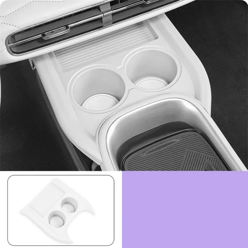 Car Style Storage Box Tray Pad Fit For Dongfeng Nammi 01/Box 2024 + Central Console Water Cup Holder Organizer Cover Accessories