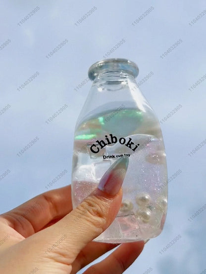 Marble Soda Bottle Fidget Toy Bottle Stress Ball Squishy Toy ASMR Sensory ADHD Autism Anti Stress Relief for Kids & Adult Gifts
