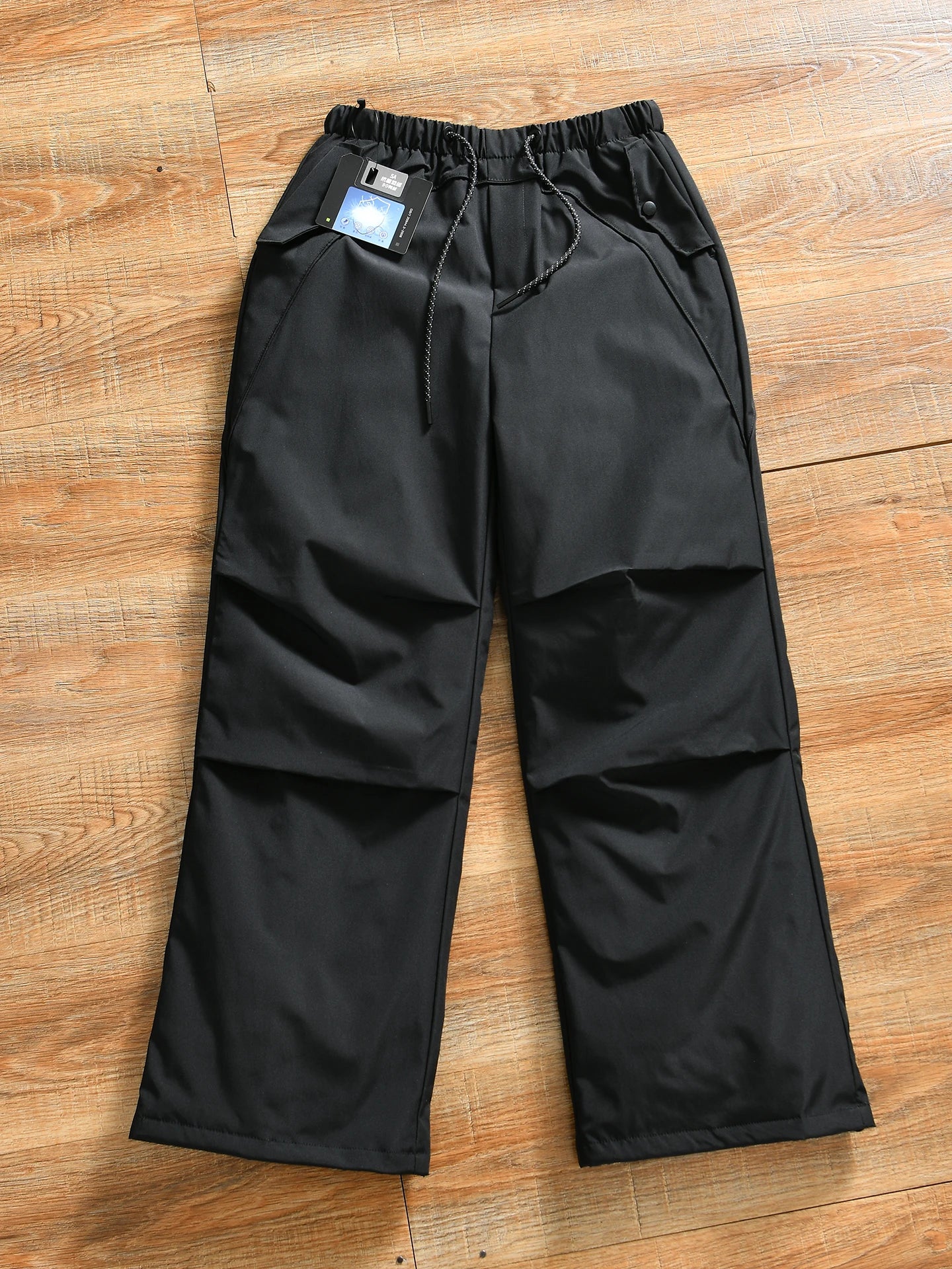 Outdoor Sports down Pants Men's Women's Autumn Winter Windproof Coldproof Duck down Urban Fashion Straight Leg Work Trousers