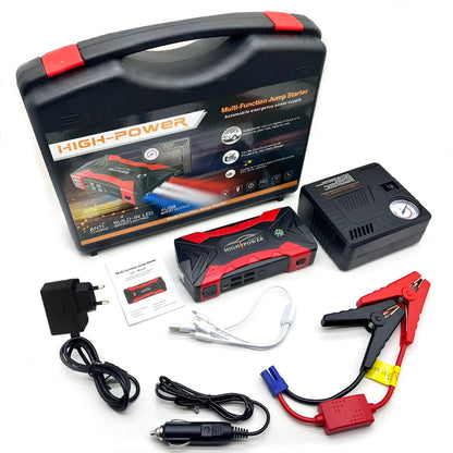 99800mAh 20000mAh Car Jump Starter 3000A Starting Device Portable Power Bank Battery Starter Launcher For Car Booster Articles
