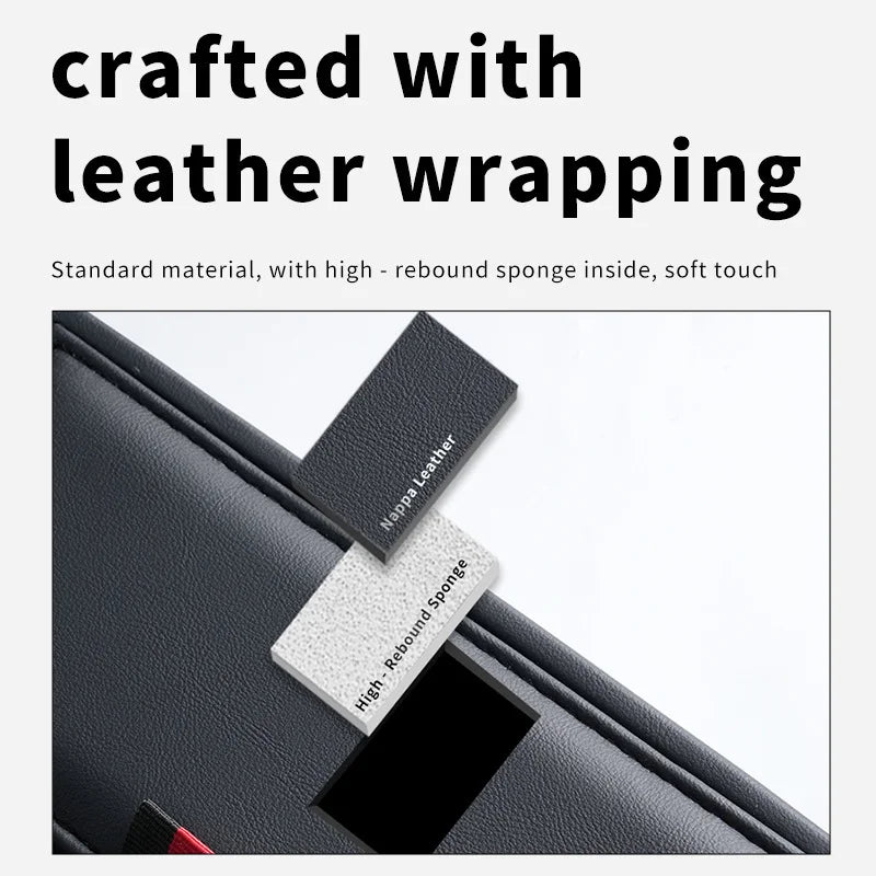 Car Armrest Storage Box Heightening Pad Tissue Box Water Cup Holder Multifunctional Car Storage Box Luxury Console Armrest Pad