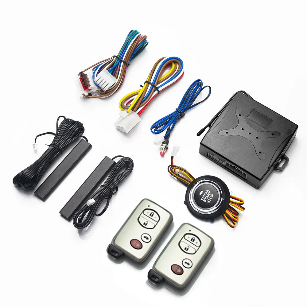 Car Alarm Modification Start Stop Ignition Button Keyless Entry Remote Start  Turn Signal Indicator Universal Accessorie