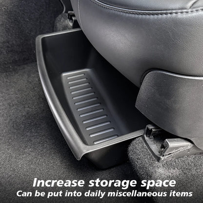 For Tesla New Model Y 2025 Launch Juniper Under Seat Storage Box Drawder With Lids ABS Material Interior Accessories