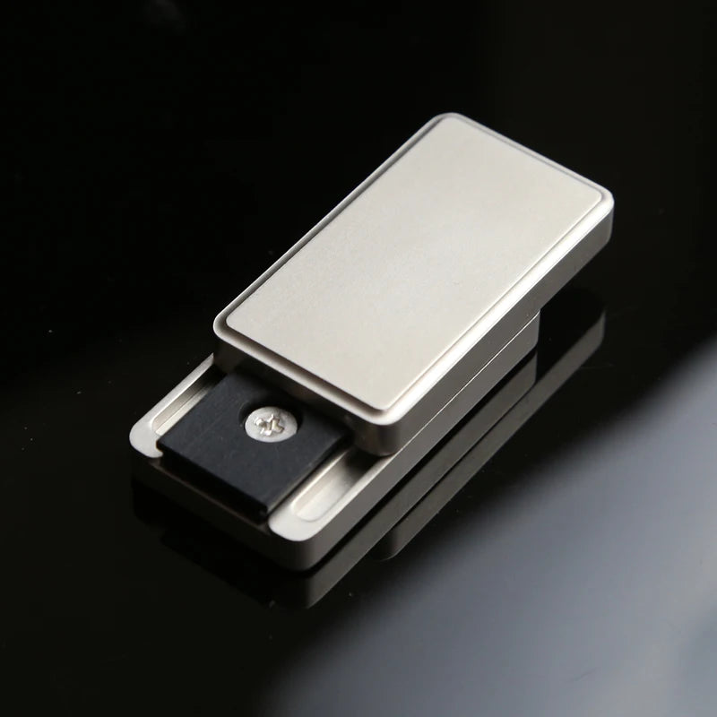 EDC Mechanical Fidget Stainless Steel Slider Mechanical Direct Push Fidget Slider ADHD Anti-anxiety Toys Adults Gifts