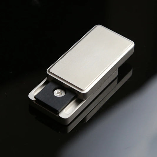 EDC Mechanical Fidget Stainless Steel Slider Mechanical Direct Push Fidget Slider ADHD Anti-anxiety Toys Adults Gifts