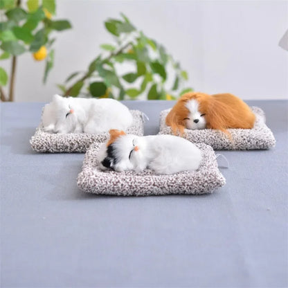 Car Activated Carbon Car Interior Decoration Simulation Dog Center Console Car Supplies Bamboo Charcoal Dog Doll Ornaments