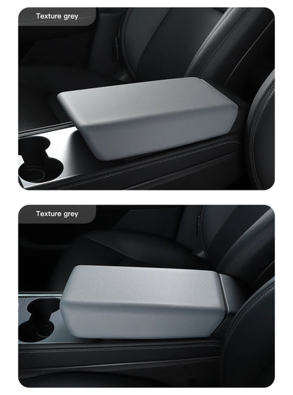 YZ  For Tesla Model Y YL Juniper Model 3 Highland TPE Armrest Cover Soft Case Center Arm Rest Pad Anti-scratch 2026 Accessories