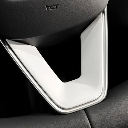 Matte White Steering Wheel Covers for Tesla Model Y Juniper Model 3 Highland Steering Wheel Cover Protector Car Accessories 2026