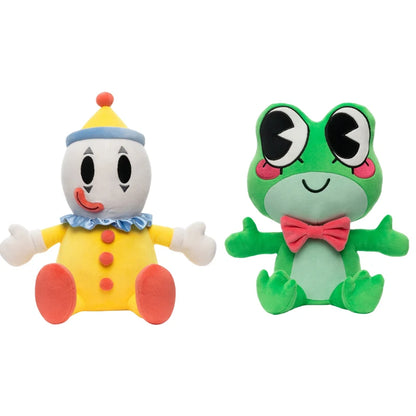 25cm Ribbit Frog Plush Doll Toy Cartoon Character Plushie Soft Stuffed Doll Animal Doll Kawaii Room Decor Collectible Fan Gift
