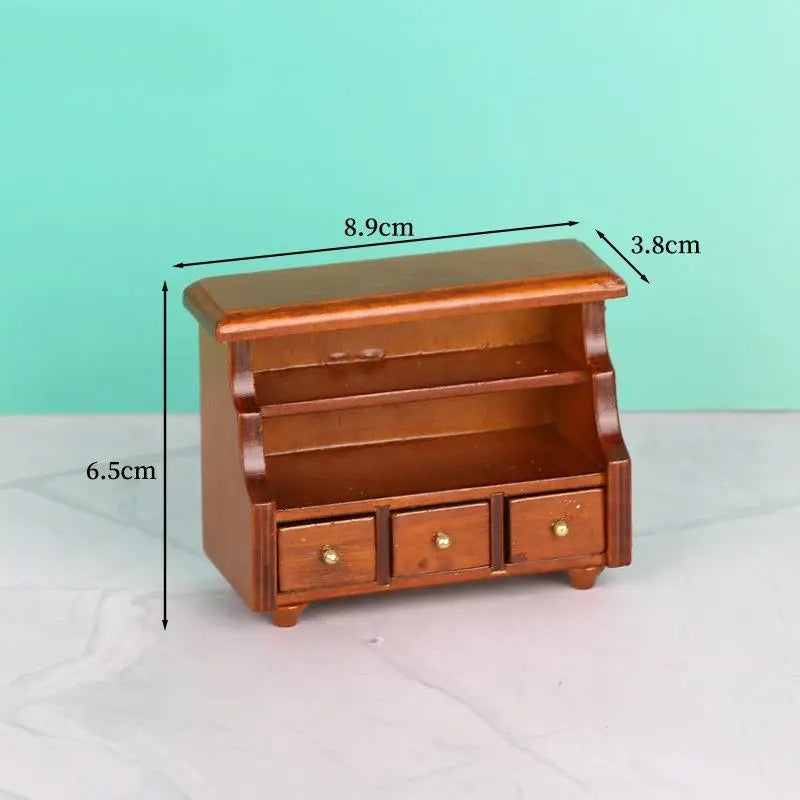 [DO]Dollhouse Living Room Furniture Decoration Dollhouse Simulation Cloud Sofa Model Dolls House Micro Scene Pretend Play Toys