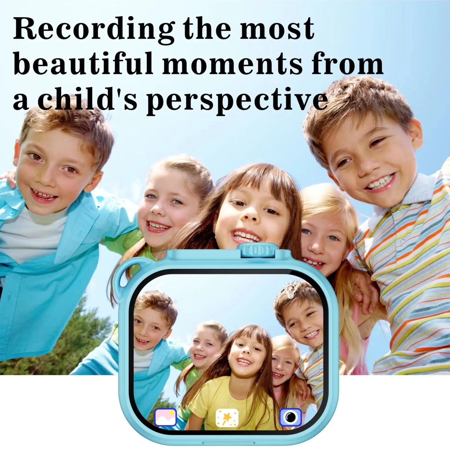 Mini Children's Camera Thumb Digital Cameras Story Machine Micro Camcorder Support SD Card With 1.85" Screen Toy Camera for Kids