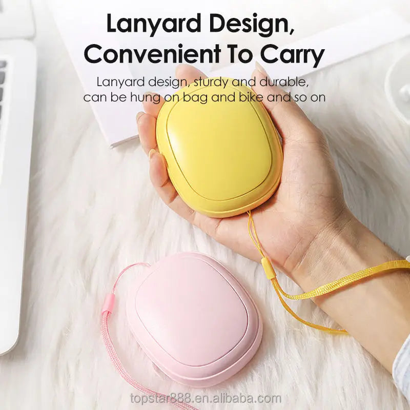 Rechargeable Electric Hand Warmer with 1200mAh Capacity, Portable Heater
